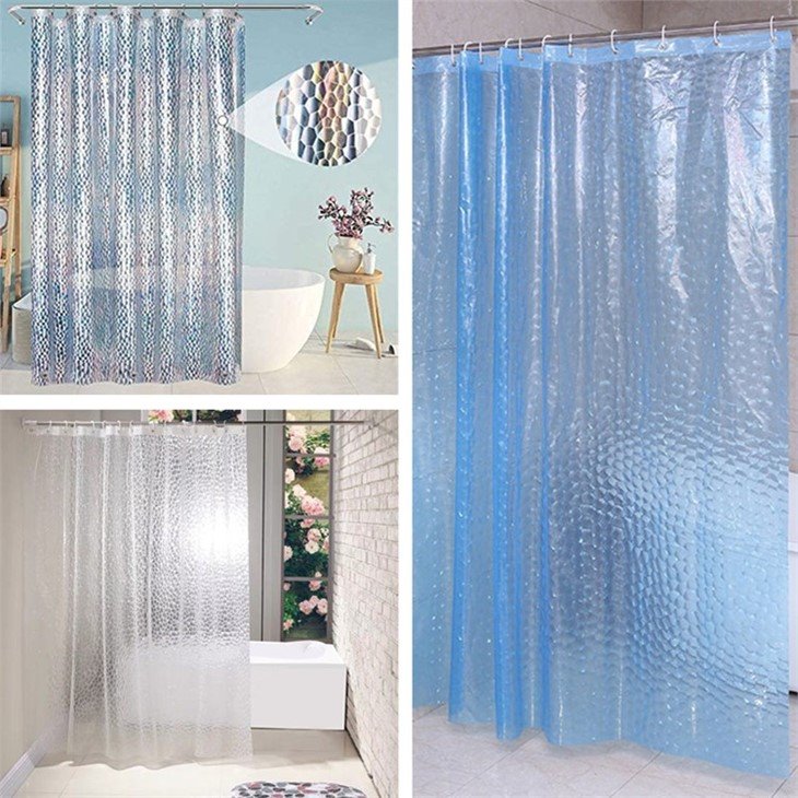 mildew resistant peva shower curtain