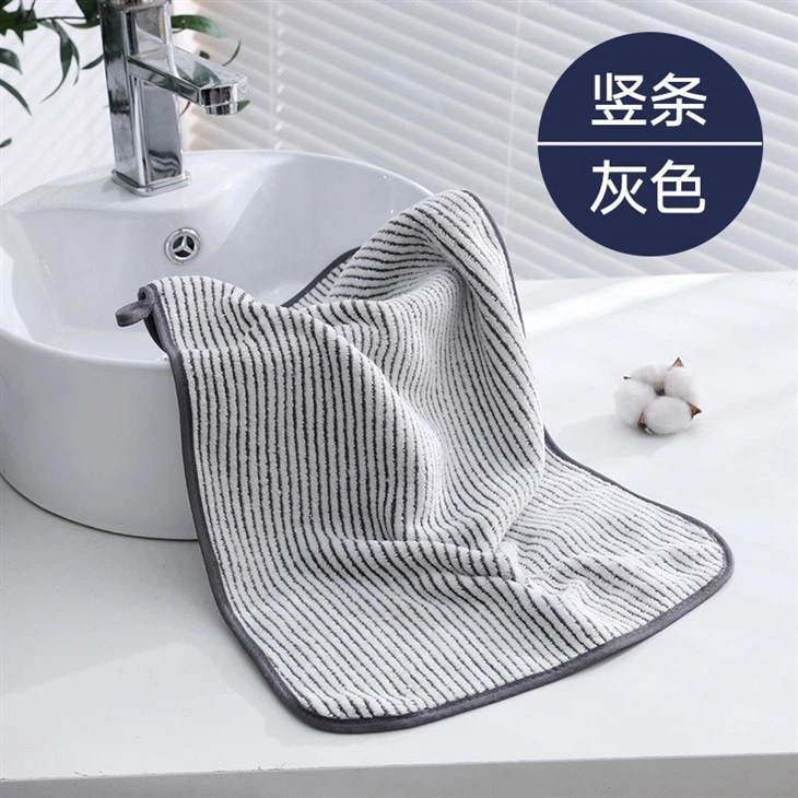 Antibacterial Towel Bamboo Carbon Fiber Absorbent Household Thickening Does Not Drop Hair Soft Coral Velvet Towel Manufacturers Wholesale