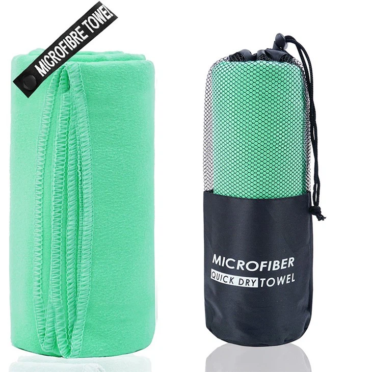 Embroidered Sports Towels Microfiber Towels Pocket Embroidered Pocket Sports Towel